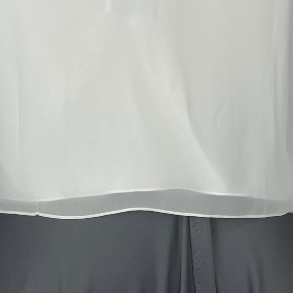 Ceremony Joanna August Womens Plus Sonya Chiffon Top Going to the Chapel sz XXL - Picture 8 of 16